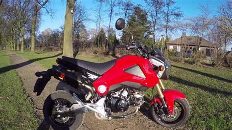 HONDA MSX 125 Grom Walkaround City Highway Riding Full Akrapovic