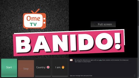 Como Remover O Ban No Ome Tv Chat Brasil No Pc Youtube