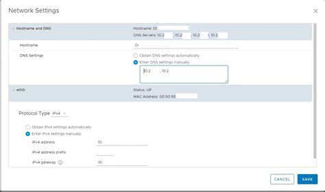 Modifying Dns On Srm 83 Appliance