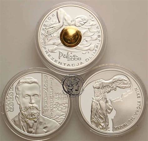 III RP 10 złotych 2008 lot 3 szt. różne st.L- | archiwum.niemczyk.pl