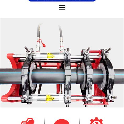 Hot Melt Butt Welding Machine Pe Pipe Semi Automatic Welding Machine Hydraulic Hot Melt Butt