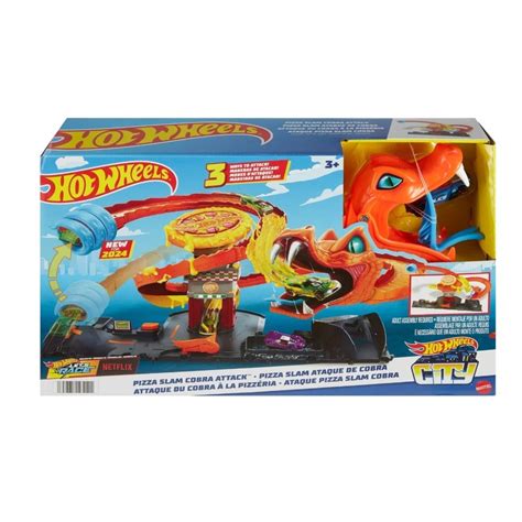 正版 Mattel Hot Wheels 風火輪城市主題貪食蛇遊戲組 風火輪小汽車 生日禮物 蝦皮購物