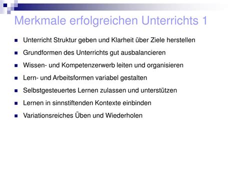 Ppt Qualit T Von Schule Und Unterricht Powerpoint Presentation Free