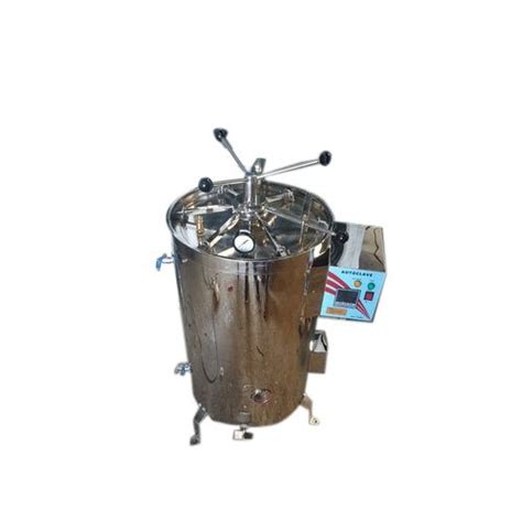 Stainless Steel Vertical Double Wall Radial Lock Autoclave Semi