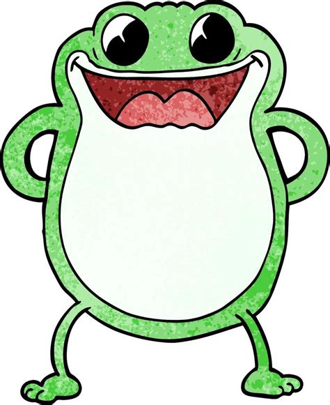 Cartoon Doodle Frog Vector Art At Vecteezy