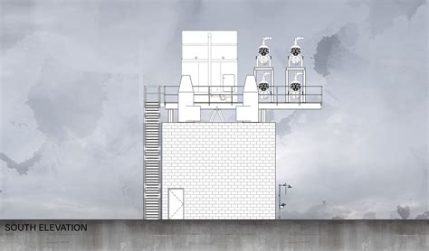 Ammonia Refrigeration System_South Elevation - Justin W. Capp