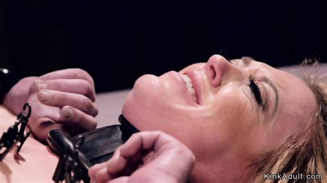 Tied Up Big Tits Milf Gets Body Clamped