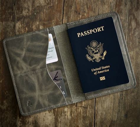 leather passport case