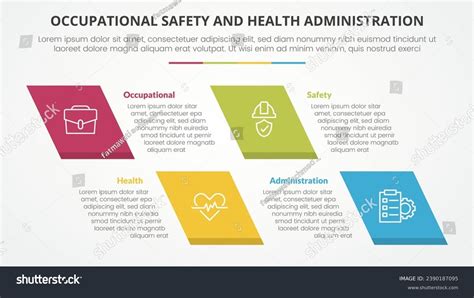 Osha Occupational Safety Health Administration Template Stock Vector ...