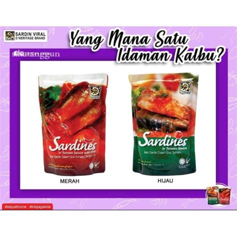 Sardin Viral D Heritage Brand Sardin Viral D Era Pouch Sardin Dalam