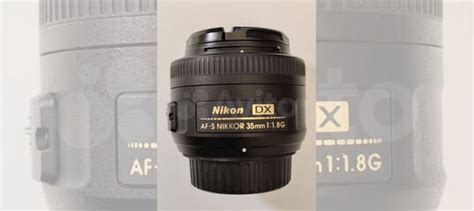 Объектив Nikon AF-S DX nikkor 35mm f/1.8G купить в Санкт-Петербурге с ...