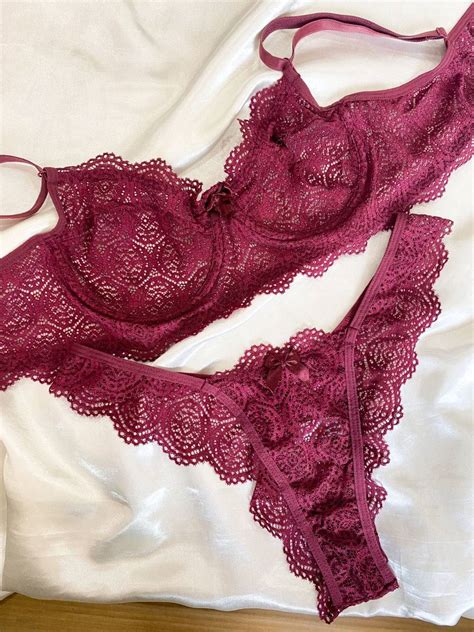 Conjunto Marsala Sem Bojo Aro Site Exclusivo De Lingerie