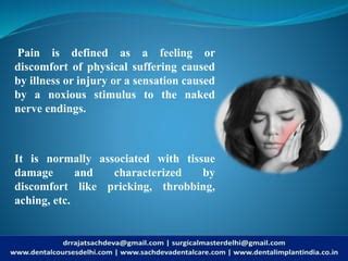 Trigeminal Neuralgia Management Of Facial Pain PPT