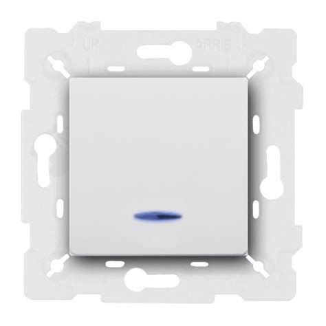 Переключатель одноклавишный (проходной) с подсветкой Fede Crystal de ...