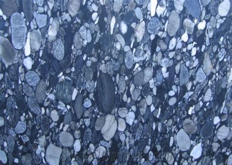 Black Mosaic Granite Slabs And Tiles From United States