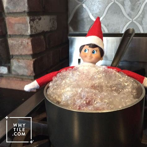 Elf On A Shelf Hot Tub Elf On The Shelf Shelves Tile Inspiration