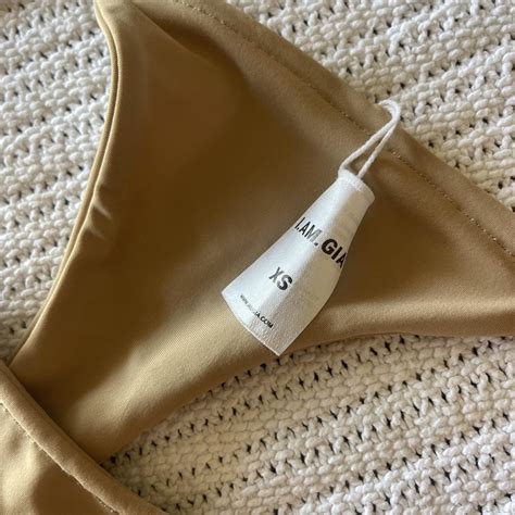 I Am Gia Micro Thong Bikini In Nude Both Top And Depop