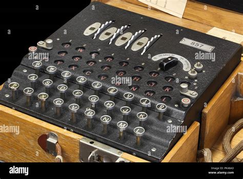 La Máquina De Cifrado Enigma Mensaje Fotografía De Stock Alamy