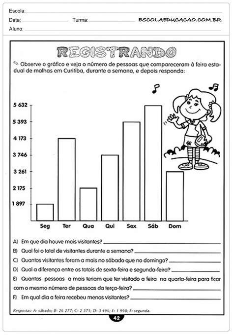 Atividades de Matemática - 4º ano - Para Imprimir