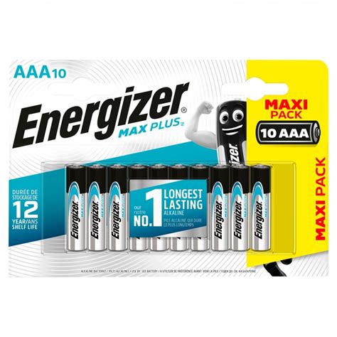 Køb Energizer Max Plus AAA 10 Pack Batteri 7638900423150