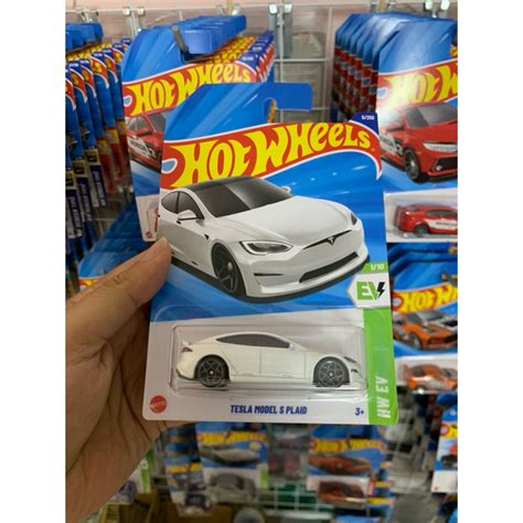 Xe Mô Hình Hot Wheels TESLA MODEL S PLAID trắng móc xấu Shopee Việt Nam
