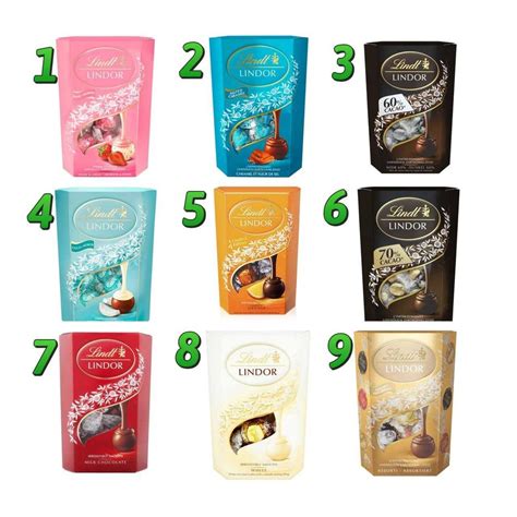 Конфеты Lindt LINDOR. 200g. Швейцария. 9 видов.: 330 грн. - Продукти ...