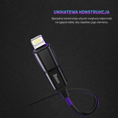 Baseus Kabel 3w1 Lightning Usb C Micro Usb 12m