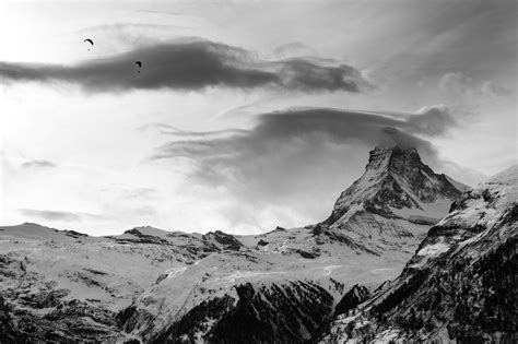 Sfondi Cielo Bianco E Nero Morfologie Montane Montagna Nube