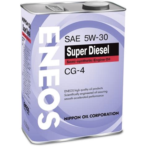 Купить eneos super diesel cg-4 5w30, моторное масло энеос синтетика для ...
