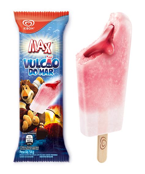 Vulcão Do Mar Popsicle • Kibon • Unilever On Behance