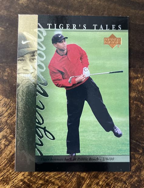 2001 Upper Deck Tiger Woods Card Tiger S Tales TT 22 EBay