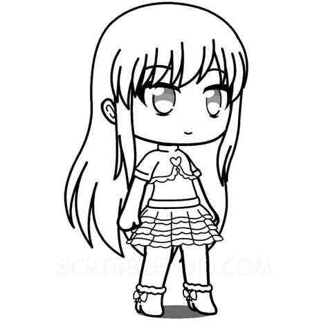 20 Free Gacha Life Coloring Pages Printable