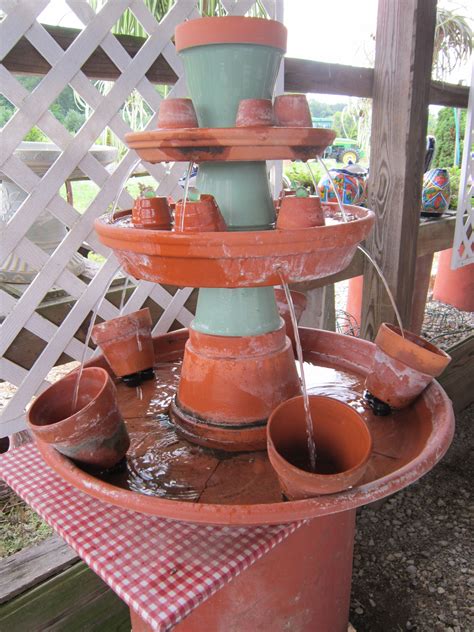 Diy Clay Pot Fountain