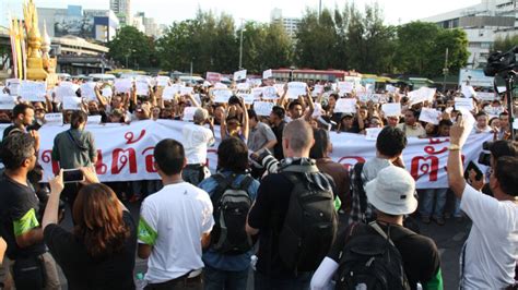 Protesters Rally Against Thai Coup