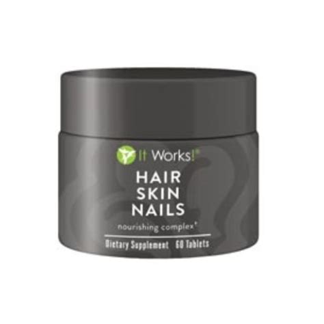 It Works Hair Skin Nails Nourishing Complex Dietary Supplement 60