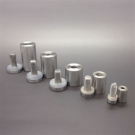 Brushed Stainless Steel Standoffs Max Displays