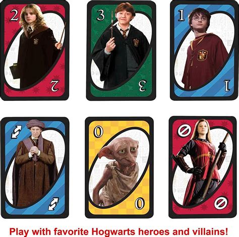 Harry Potter Uno Card Game Movie Themed Collectors Deck Of 112 Cards