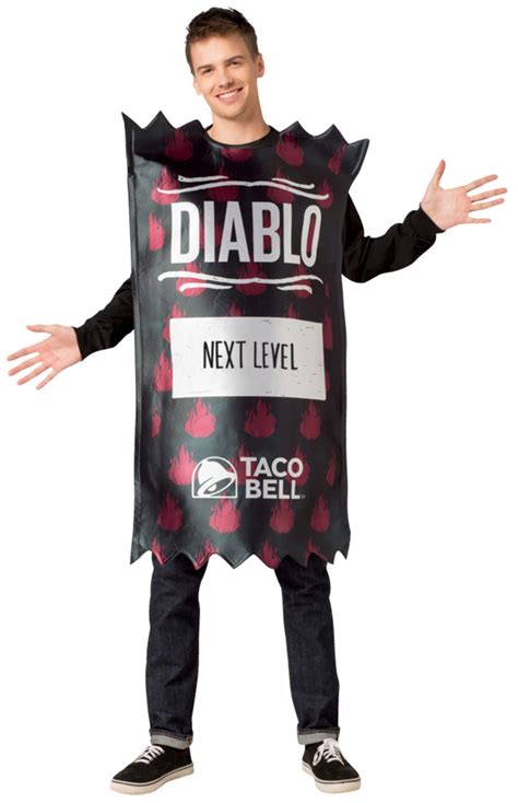 The Costume Center Black and Red "TACO BELL DIABLO" Unisex Adult