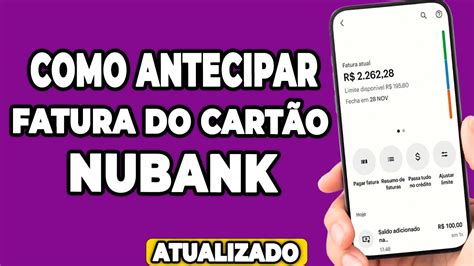 Como Antecipar A Fatura Do Nubank - COMO ANTECIPAR A FATURA DO CARTÃO NUBANK PASSO A PASSO! ATUALIZADO ...
