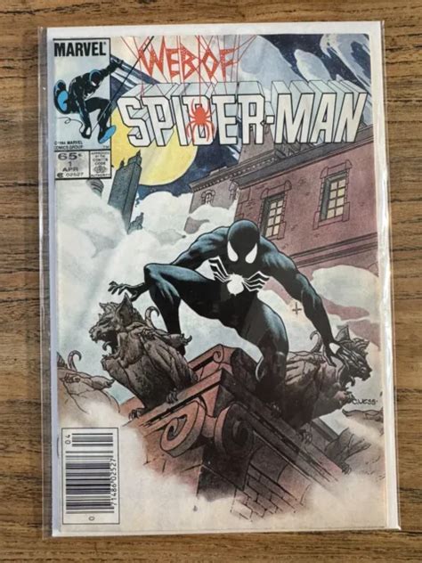 Web Of Spider Man Black Suit Venom Symbiote Marvel Hot Book