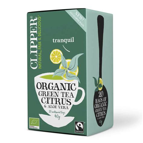 Organic Green Tea With Citrus And Aloe Vera Dkk