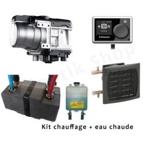 Kit chauffage + eau chaude avec chaudière Webasto de 5 kw