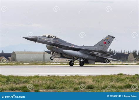 Turkish Airforce F-16 editorial photo. Image of jetfighter - 285852941