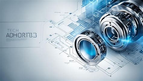 Abstract Tech Blueprints | Premium AI-generated image