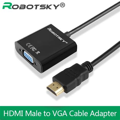 Купить HDMI-порт VGA мужской кабель-HDMI для VGA женский RGB разъем ...
