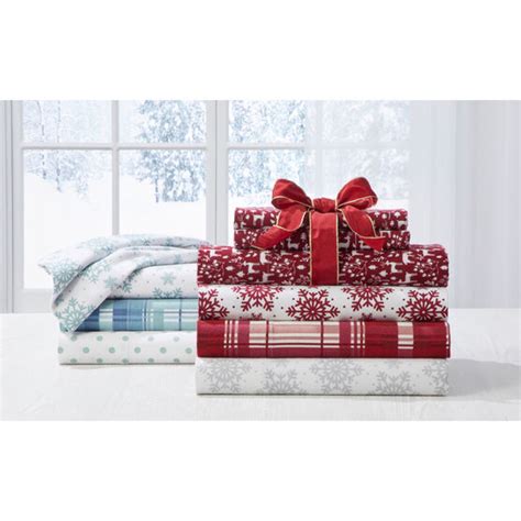 Cotton Flannel Print Sheet Set Brylane Home