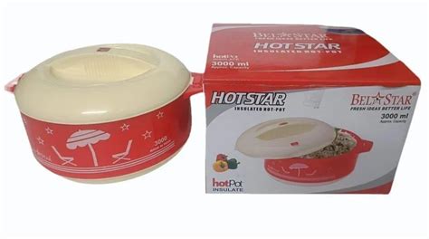 Bel Star Hotstar Ml Insulated Hot Pot At Insulated Casserole In