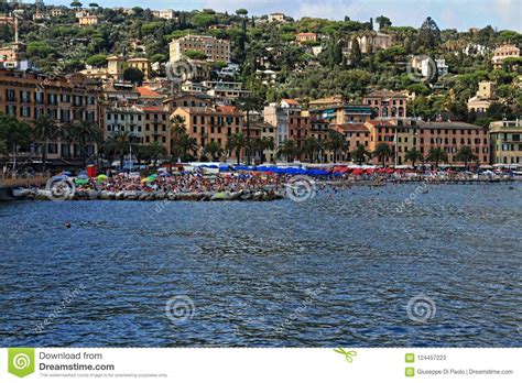 Santa Margherita Ligure A Famous Holiday Resort In Italy Editorial