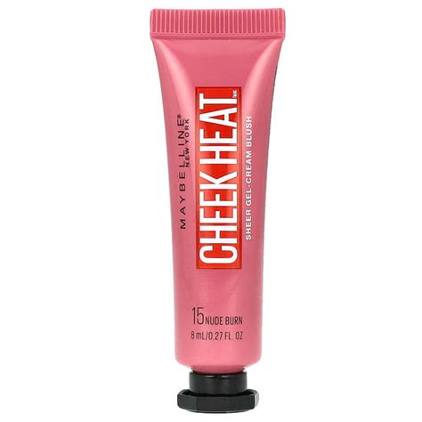 Maybelline Cheek Heat Sheer Gel Cream Blush Nude Burn Fl Oz Ml