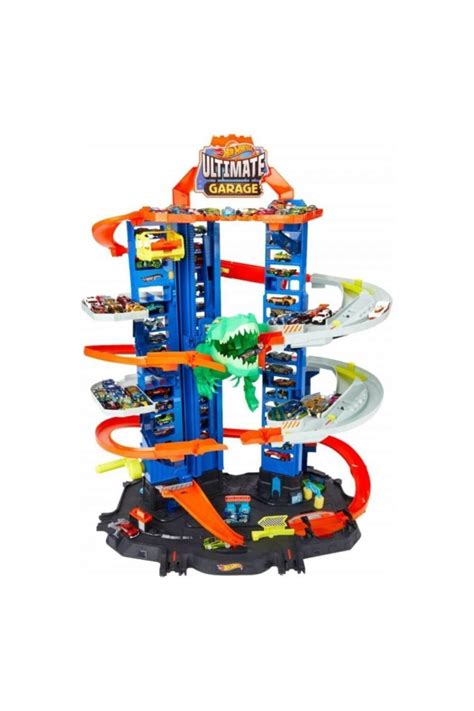 Hot Wheels Robotik T Rex Ultimate Garaj Den Fazla Arac Kolayca